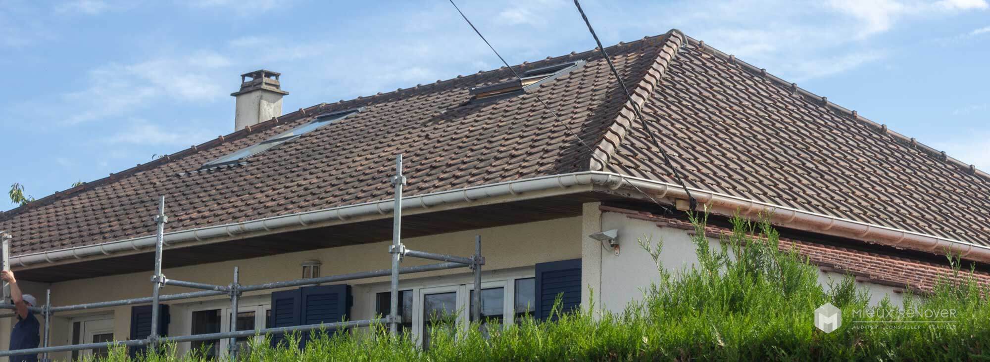 Rénovation de toiture à Gometz-le-Châtel en Essonne (91) avant les travaux